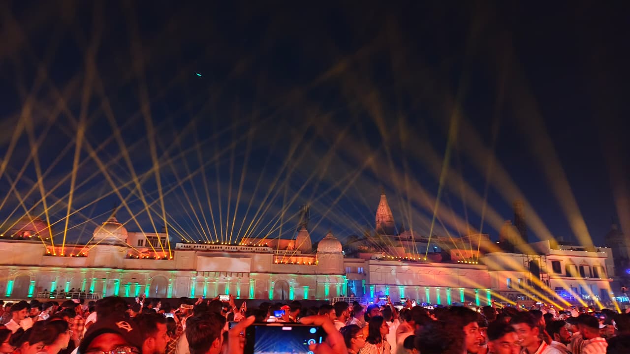 Sacred River Ghat in Ayodhya